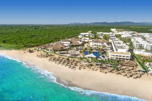 Aerial view of beach at Royalton Chic Punta Cana