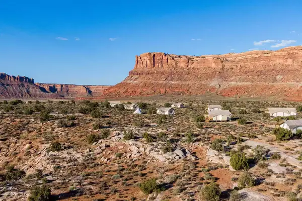 Tens outside of Moab