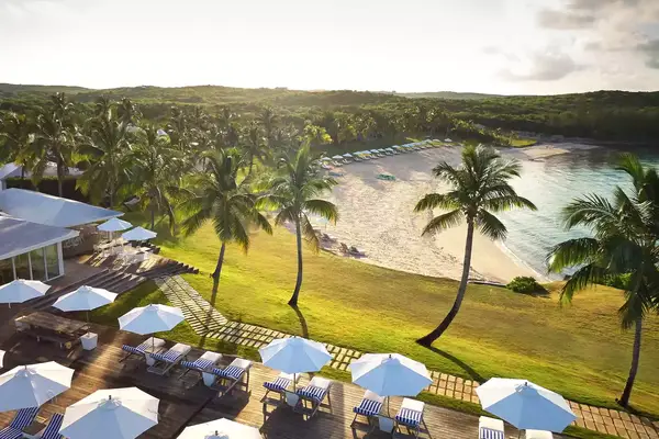Aerial view of The Cove Eleuthera