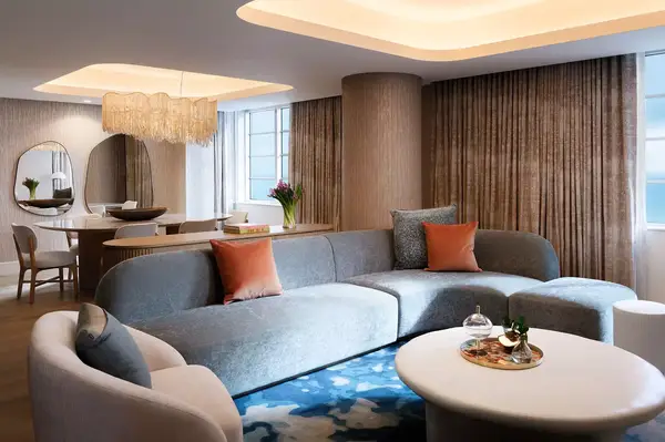 Living room at Andaz Miami 