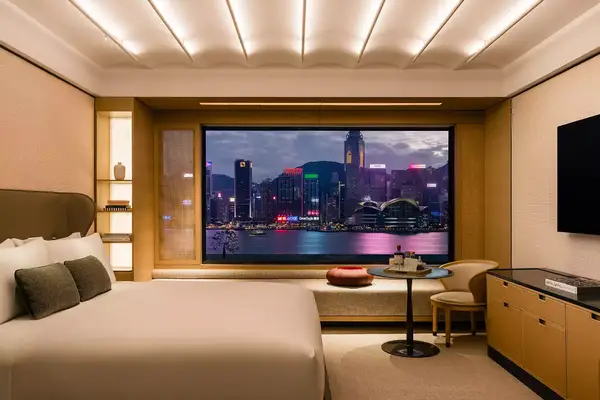 A classic harbourview room at the Regent Hong Kong