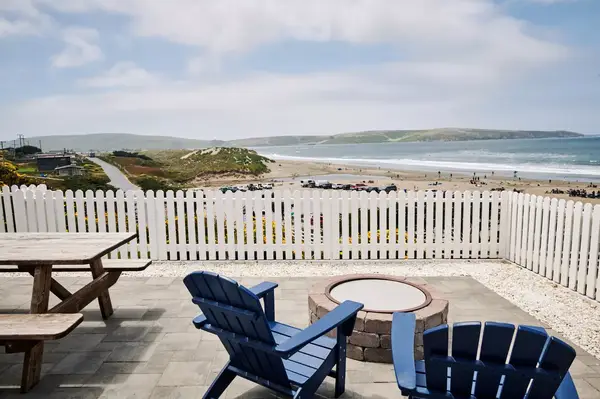 View from a patio at Dillon Beach Resort