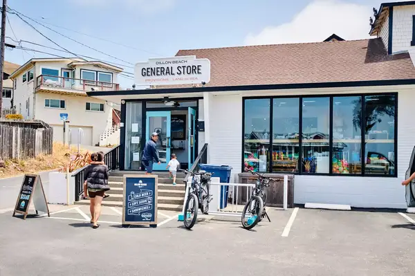 Exterior of the general store at Dillon Beach Resort