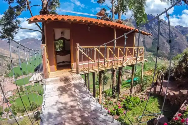The exterior of the Altar Inca Guest House - Treehouse in Cusco, Peru