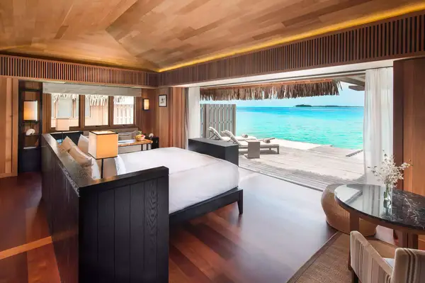 Overwater villa at Conrad Bora Bora Nui