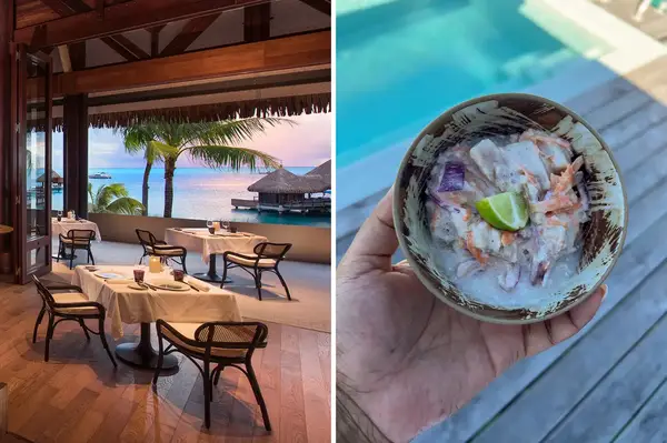 Restaurant at Conrad Bora Bora Nui