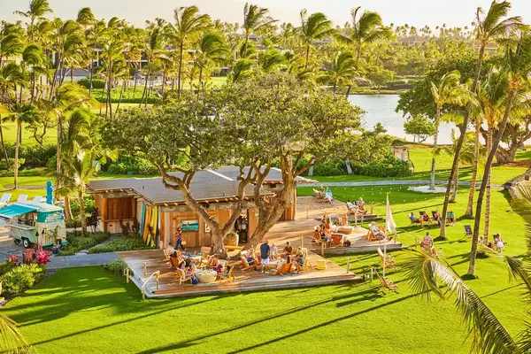 Aerial of Mauna Lanai