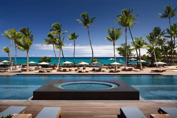 Pool area of Kona Village