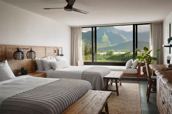 View of mountain from guest room