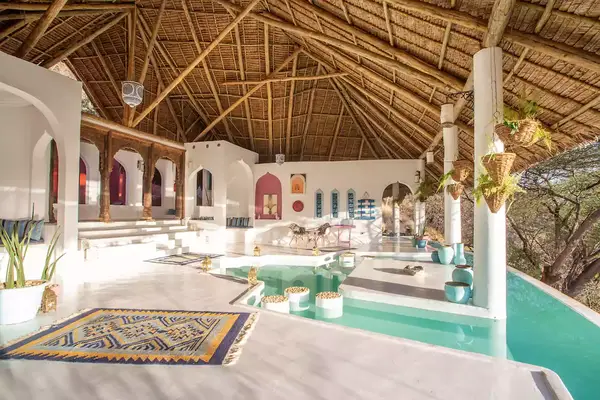 The spa at Sasaab, voted one of the best hotels in the world