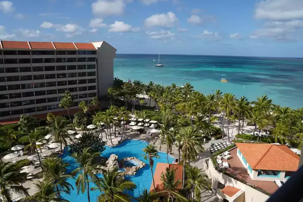 Aerial view of Barcelo Aruba