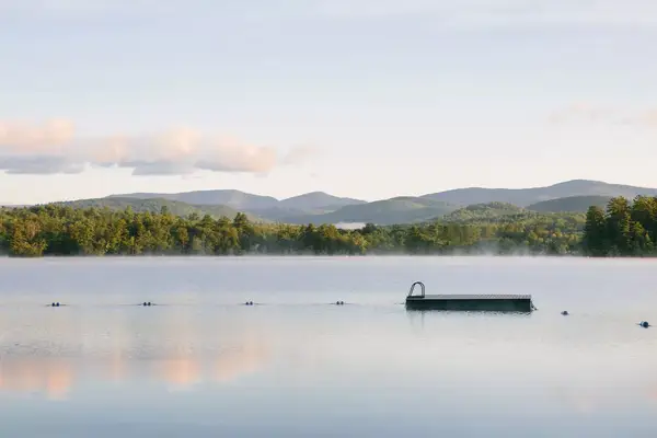 Lake with mountains