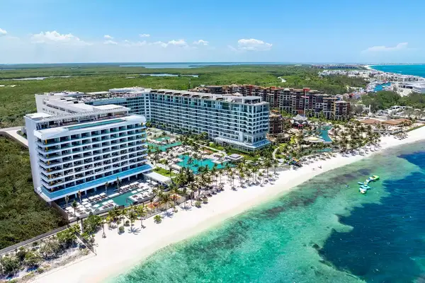 Aerial view of Hotel Mousai Cancun