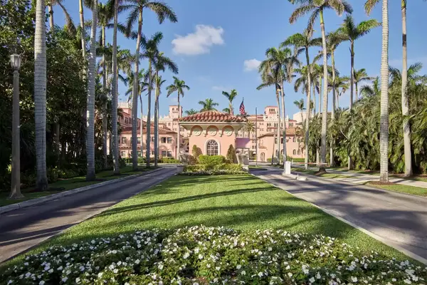 Exterior facade of The Boca Raton hotel in Palm Beach, Florida 
