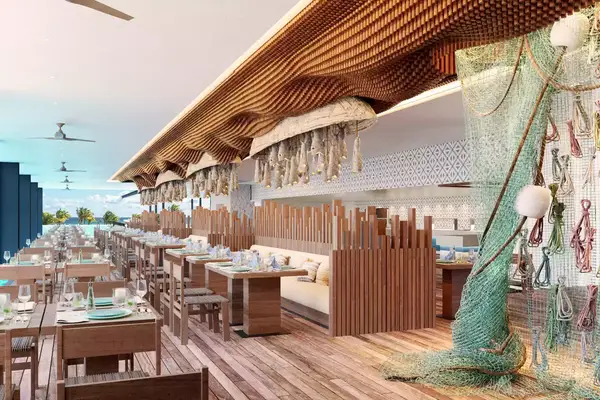 Restaurant at Hotel Xcaret Arte