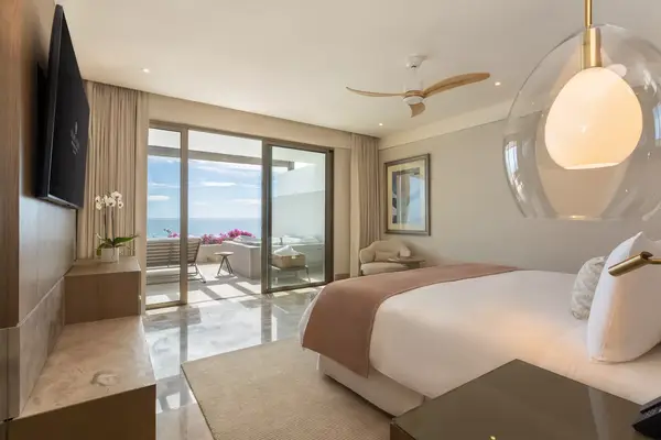 Guest room at Grand Velas Boutique Los Cabos