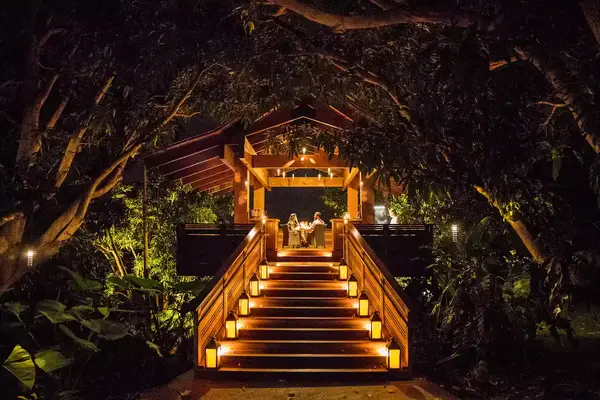 Guests in the treehouse at Hotel Wailea 