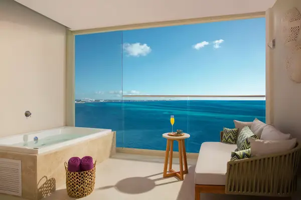 View from a bathroom at Breathless Cabo San Lucas Resort & Spa