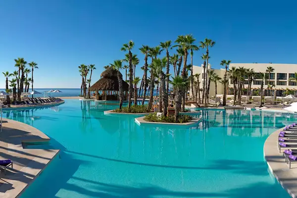 The pool at Paradisus Los Cabos