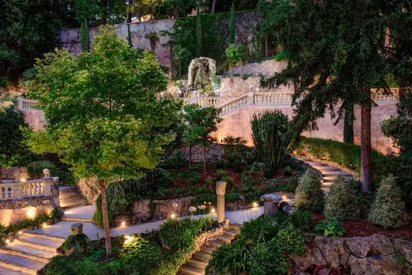 Secret garden at Hotel de Russie