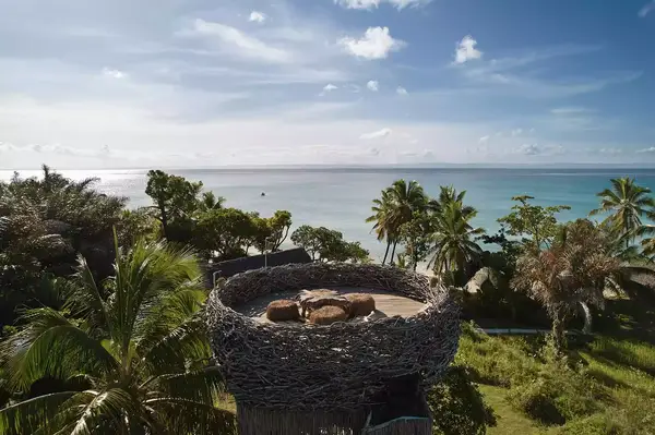 Aerial view of Voaara Madagascar