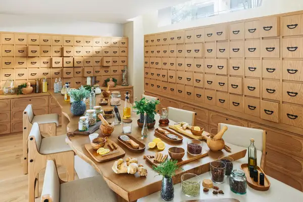 Interior of the Alchemy Bar at Six Senses Kyoto