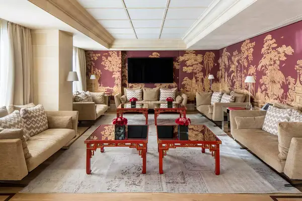 Interior of the Majestic Royal Penthouse Living Room at Majestic Hotel & Spa Barcelona