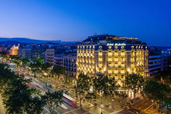 The exterior of the Majestic Hotel & Spa Barcelona Passeig de Gracia
