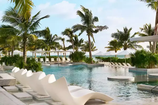 pool at SLS Playa Mujeres