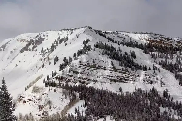 Snow covered mountain; Snowmass, Colorado