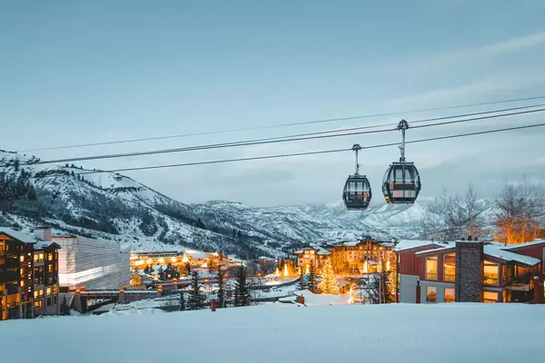 Views of the beautiful Snowmass Village in Colorado