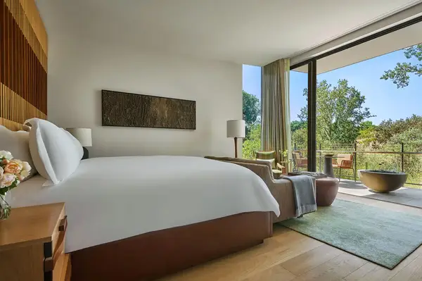 A guest room at Montage Healdsburg
