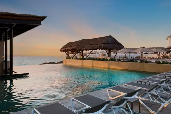 The pools at the Marriott Cancun, an All-Inclusive Resort
