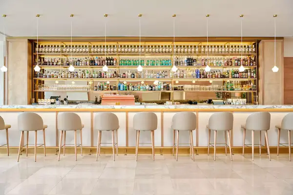 Interior bar at Le Meridien Lav Split on Dalmatian Coast of Croatia