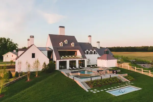 Exterior view of spa building at Inns of Aurora