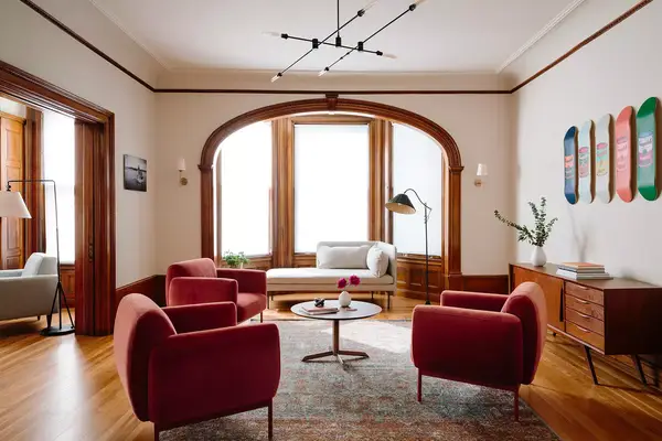 The living room at The Amelia