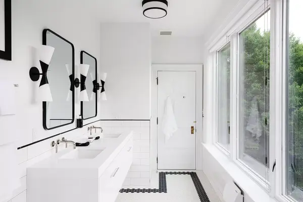 A bathroom at The Amelia