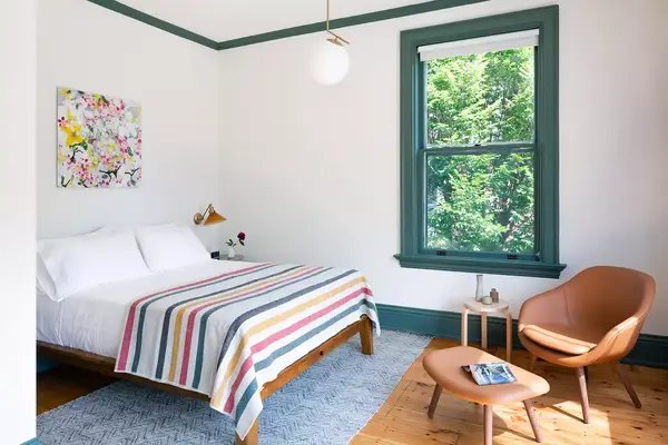 A bedroom at The Amelia