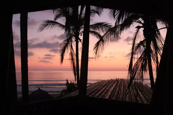 Sunset from Playa Viva