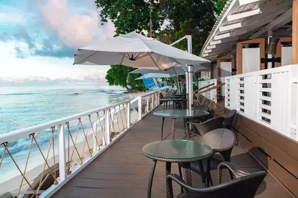 Deck chairs at The House