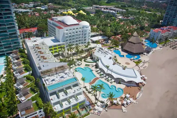 Aerial view of Puerto Vallarta resort