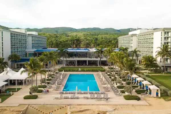 Pool area of rose hall resort