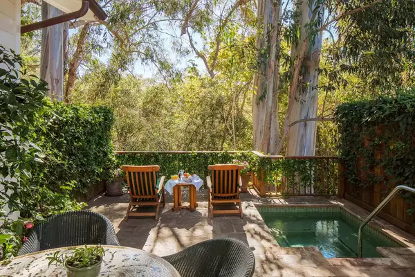 Honeysuckle Patio Creekside Cottage at San Ysidro Ranch