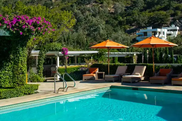 The pool at San Ysidro Ranch 