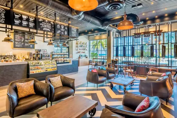 The coffee shop of the Hyatt Zilara Cancun resort
