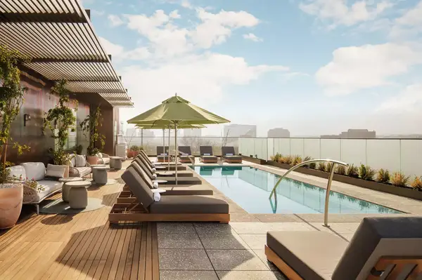 pool at The Loren Hotel Austin