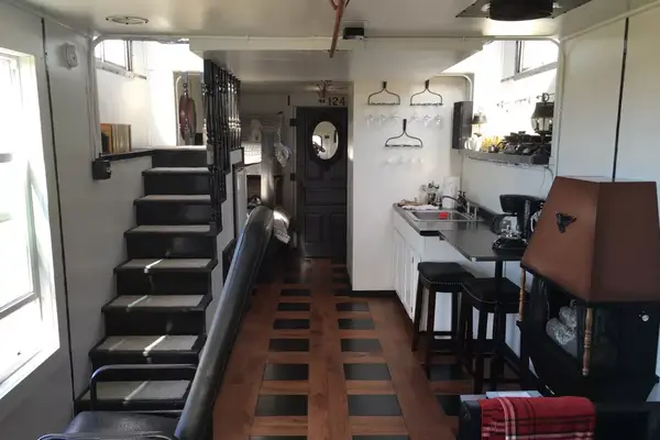 Decorah train caboose Airbnb