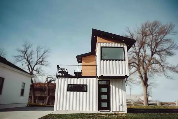 Container home in Lincoln, Nebraska