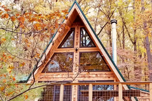 A-frame cabin in Wardensville, West Virginia