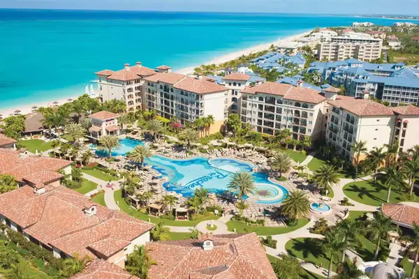 Aerial of Beaches Turks and Caicos